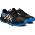 Asics Buty tenisowe Gel Game 7 Clay/na korty czarne/niebieskie Dziecięce